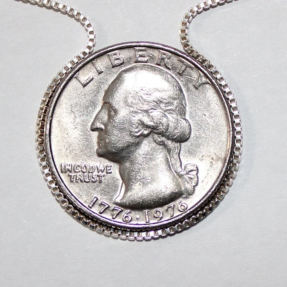 Sterling Silver Hand Print Necklace 8 Grams - Picture 4 of 7